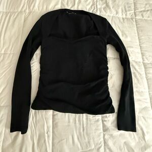 Abercrombie & Fitch Black Long Sleeve Top